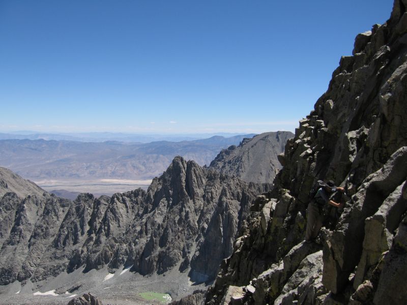 2007-08-12 Middle Palisade (26) Rich climbing